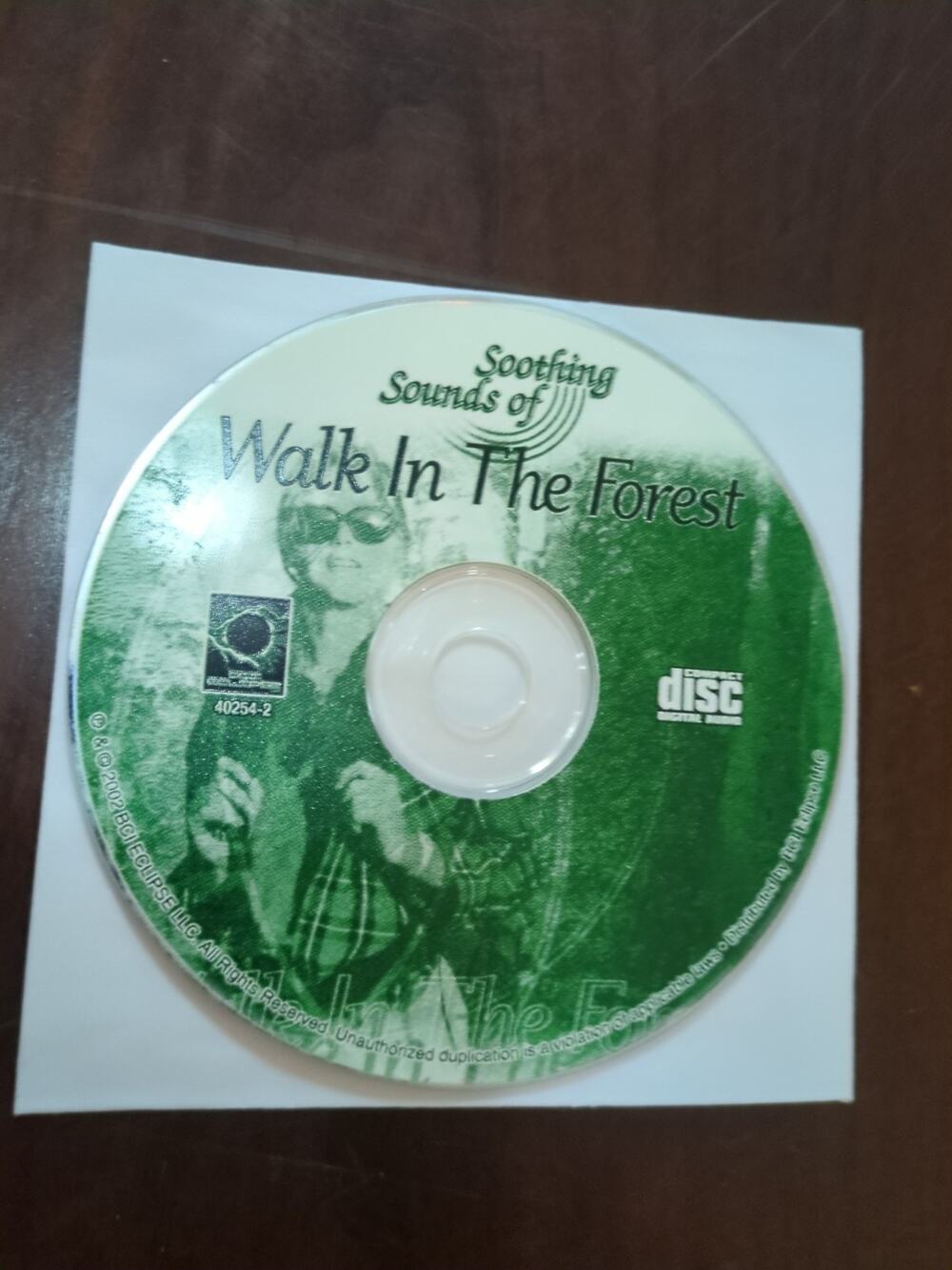 Soothing Sounds Of Walk In The Forest - (2002 BCI Eclipse) CD disc only